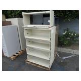 PALLET OF MISC. METAL STORAGE/FILE CABINETS