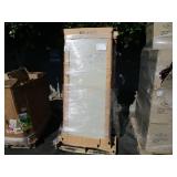 2 METAL BOOK CASES, 30"X15"X72"