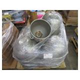 PALLET OF METAL KITCHEN BOWLS