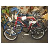 3 BICYCLES, ASSORTED BRANDS: