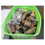 A PAIL OF PLUMBING SUPPLY