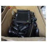 BOX WITH SCANNER GUN & MONITORS