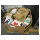PALLET OF MISC ELECTRONICS & HOUSEHOLD ITEMS