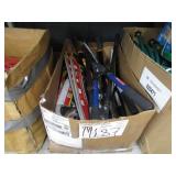 BOX WITH GARDENING ITEMS
