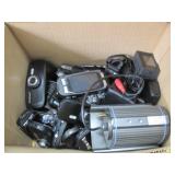 BOX OF ASSORTED CAMERAS