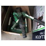 BOX WITH ASSORTED POWER TOOLS
