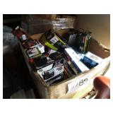 BOX WITH ASSORTED PORTABLE BATTERIES &