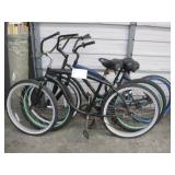 3 BEACH CRUISER BICYCLES
