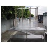 STAINLESS STEEL TABLE & STORAGE CART