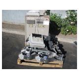 PALLET WITH PARKING METERS, CASH REGISTERS, &
