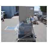 PALLET  WITH METAL CABINET, LAMPS, &