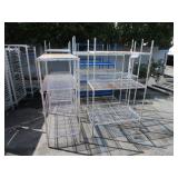 APPROX. 8 METAL/PLASTIC SHELVING UNITS