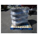 A PALLET WITH CAR WHEELS