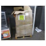 A PALLET OF BOXES WITH OFFICE TELEPHONES
