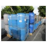 ROW OF PLASTIC DRUMS