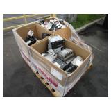 A PALLET WITH BOXES OF STEREO HEAD UNIT