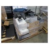 A PALLET WITH ASSORTED ELECTRONICS ITEMS