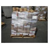 A PALLET WITH BOXES OF ASSORTED AUTOMOTIVE PARTS