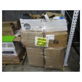A PALLET WITH ASSORTED COMMUNICATION ITEMS