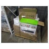 A PALLET WITH CUTTING MACHINES