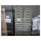 LOT OF GREEN CHAIRS