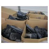 A PALLET WITH OFFICE TELEPHONES
