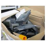 A PALLET WITH OFFICE TELEPHONES