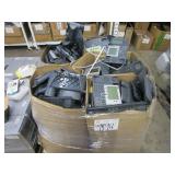 A PALLET WITH OFFICE TELEPHONES