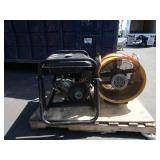 PALLET OF ETQ TG5250 GENERATOR AND FAN