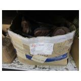 BOX WITH ASSORTED RUBBER BOOTS