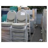 ROW OF CHAIRS & OFFICE FURNITURE