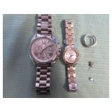 1 BAG W/WATCHES , JEWELRY