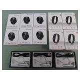 1 BAG W/SMART WATCHES, BRACELETS, BLUETOOTH