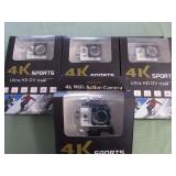 1 LOT W/4K WIFI 1080P ACTION CAMERA