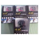1 LOT W/4K WIFI 1080P ACTION CAMERA