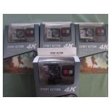 1 LOT W/4K WIFI 1080P ACTION CAMERA