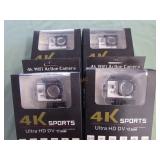 1 LOT W/4K WIFI 1080P ACTION CAMERA