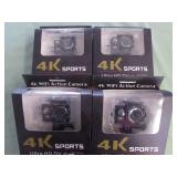 1 LOT W/4K WIFI 1080P ACTION CAMERA