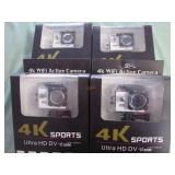 1 LOT W/4K WIFI 1080P ACTION CAMERA