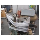PALLET JACK, COMPRESSOR, & PISTON: