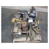 PALLET WITH GENERATORS & MOTORS