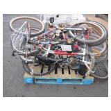 PALLET OF ASSORTED BICYCLES