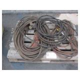 LOT WITH 2 VICTOR CUTTING TORCH HEADS & HOSES