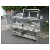 STAINLESS STEEL FOOD PREP TABLES