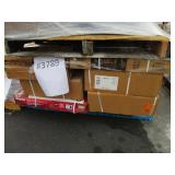 PALLET WITH HEAVY DUTY STORAGE UNITS