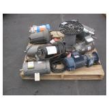 PALLET OF INDUSTRIAL ELECTRIC MOTORS