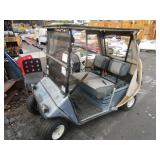 E-ZGO GOLF CART, NO BATTERIES NO STEERING WHEEL