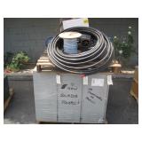 PALLET WITH BREAKER PANELS & ASSORTED WIRE