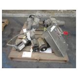 PALLET WITH ASSORTED PUMPS, VALVES, ACTUATORS &