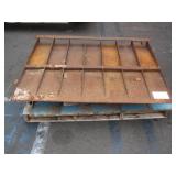 PALLET WITH 3 STEEL LOADING RAMPS